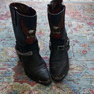 Harley's Davidson leather boots